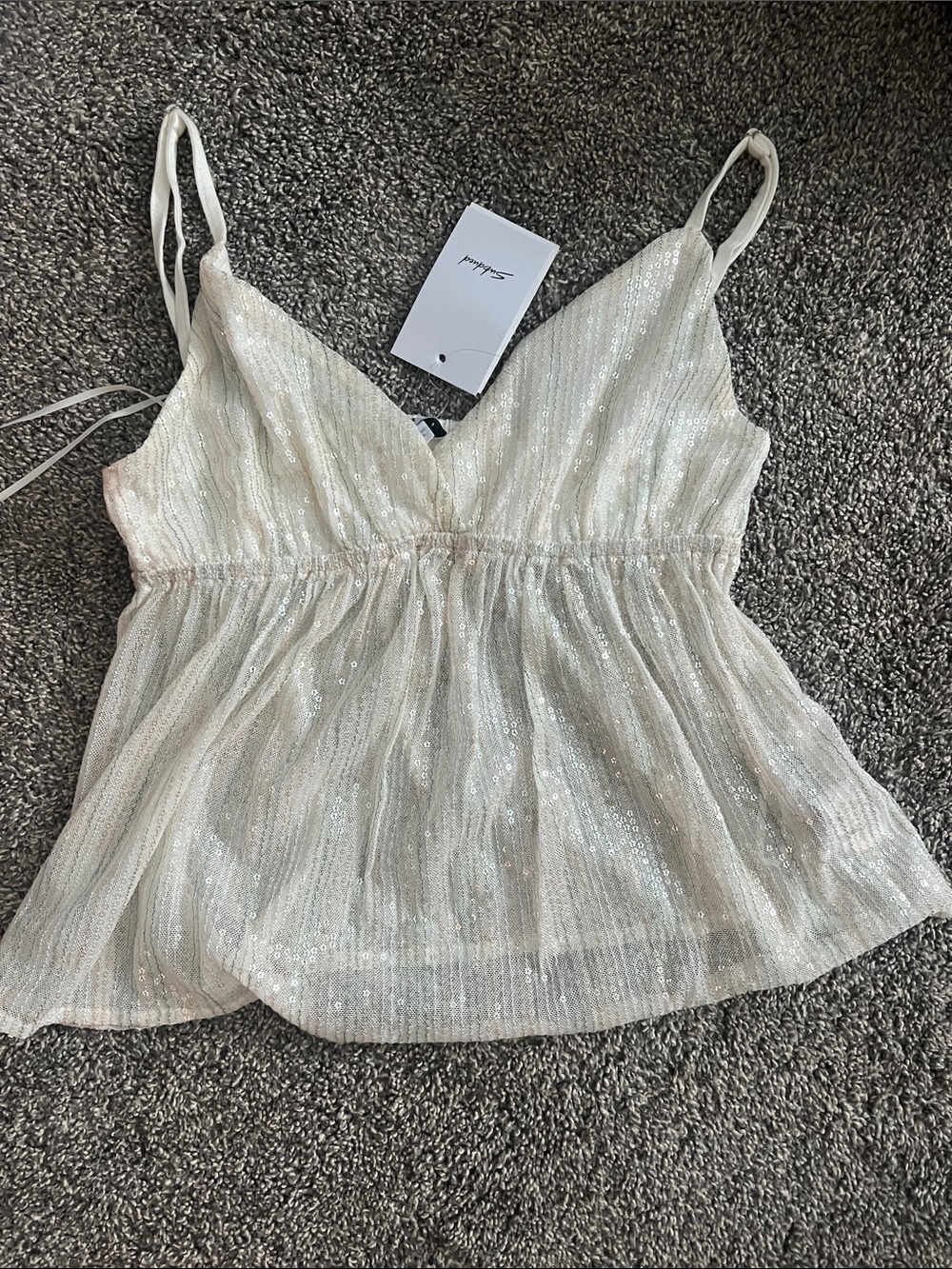 NWT Subdued Sparkle Top